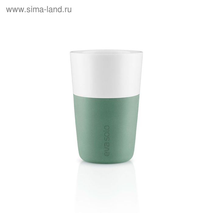 Чашки для латте, 2 шт., 360 мл, лунно-зеленый - Фото 1
