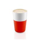 Чашки для латте, 2 шт., 360 мл, оранжевый/белый - Фото 1