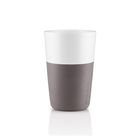 Чашки для латте, 2 шт., 360 мл, серый/белый - Фото 2