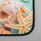 Набор ковриков для ванной и туалета «Доляна. Ракушки», 2 шт., 40×45, 45×75 см - Фото 2