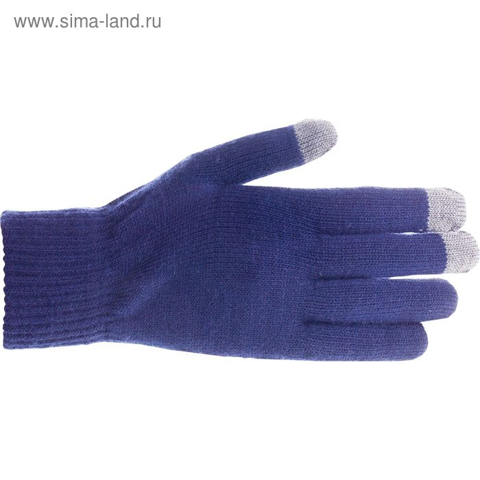 Перчатки Horze Perri Touch-Screen Magic, темно-синие, AD - Фото 1