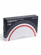 Обруч массажный ONLYTOP, d=98 см, разборный, цвет МИКС - фото 6398273