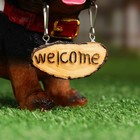 Садовая фигура "Собака с табличкой Welcome" цвет МИКС 10*15*16 см - Фото 2