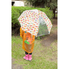 Зонт детский "Попугайчики", полуавтоматический, r=41,5см, цвет жёлтый - Фото 6