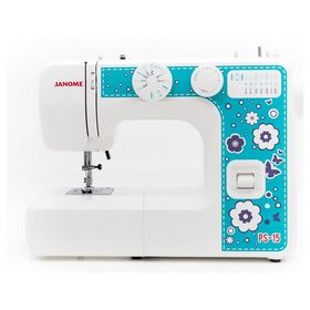 Швейная машина Janome PS-15, 15 операций, обмёточная, потайная, эластичная строчка 1921286