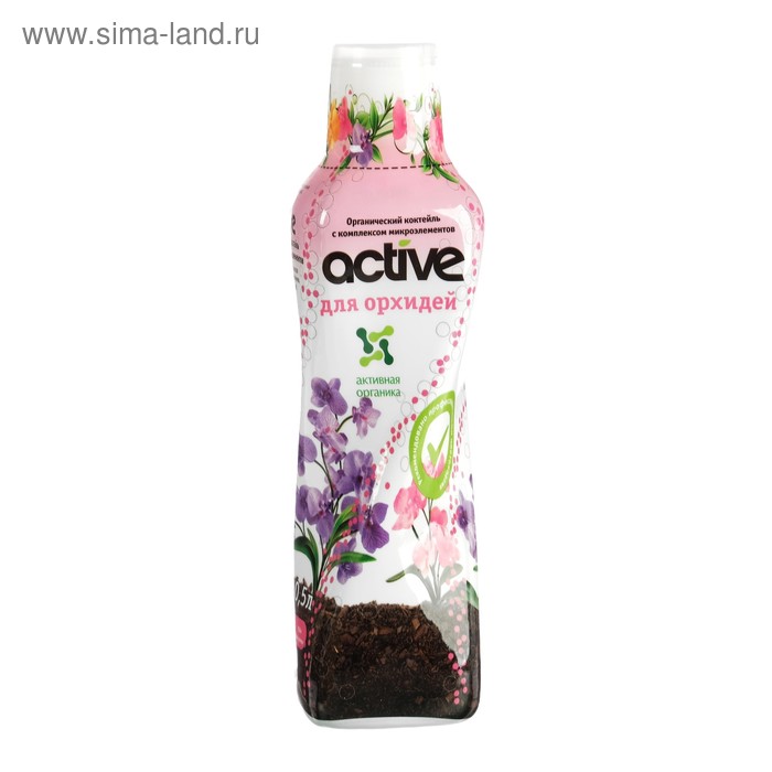 Удобрение органоминеральный коктейль Active для Орхидей, 0,5 л - Фото 1