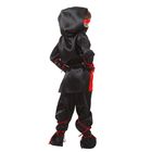 Карнавальный костюм "Ниндзя", р-р 28, рост 104 см, цвет чёрно-красный - Фото 2