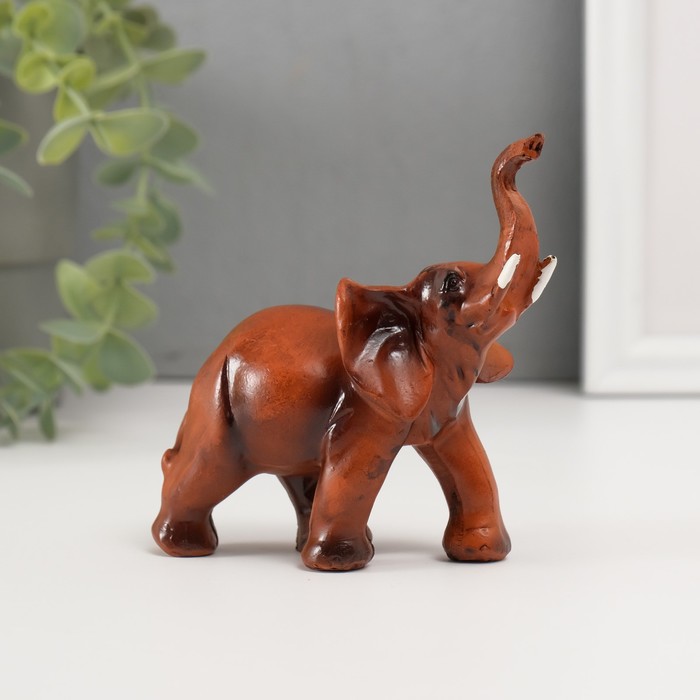 Сувенир полистоун "Индийский слон" 9х8х5 см - Фото 1