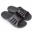 Сланцы мужские «Тайм» цвет чёрный, размер 42-43 - Фото 1