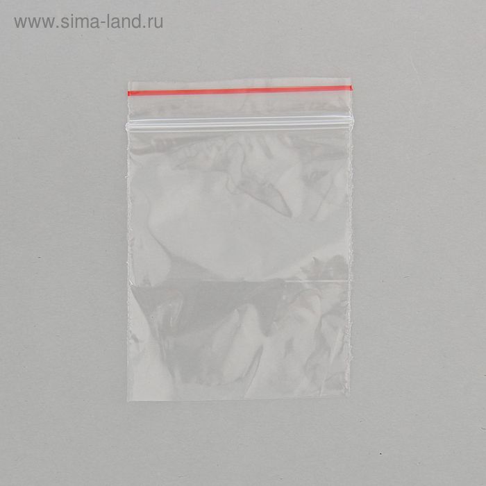 Пакет zip lock 5 х 7 см, 50 мкм - Фото 1