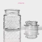 Банка для сыпучих «Арриго», 550 мл, 9×13 см, стекло - Фото 2