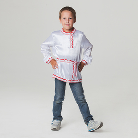 Русская народная рубаха для мальчика, р-р 58, рост 98-104 см Ош