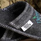 Тапочки банные с вышивкой «Потопали в баньку!», полиэфир 70%, шерсть 30%, «Банная забава» - Фото 4