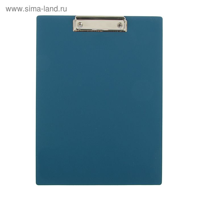 Планшет с зажимом А4, пластиковый Mazari, 1.5 мм, синий - Фото 1