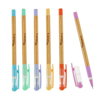 Ручка шариковая Mazari Silvano Smart Ink, 0.7 мм, резиновый упор, синяя, корпус МИКС