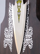 УЦЕНКА Панно на стену «Макет оружия: сувенирный меч на планшете. Лезвие резное», 41×16.5 см - Фото 6