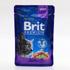Влажный корм Brit Premium для кошек, треска, пауч, 100 г - Фото 1