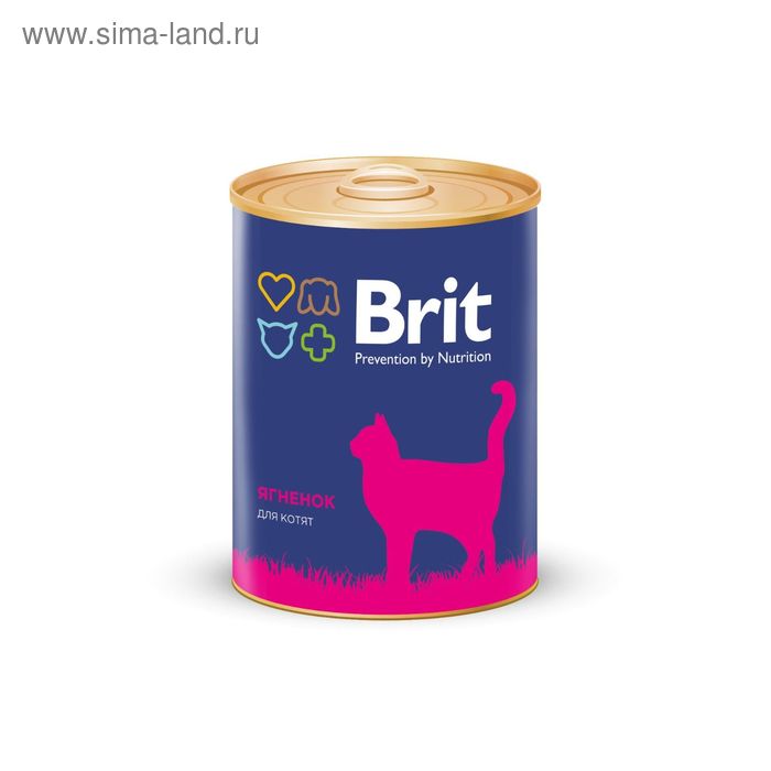 Консервы Brit Premium для котят, ягненок, 340 г - Фото 1