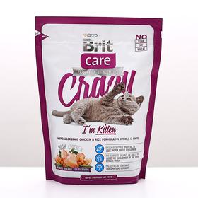 Сухой корм Brit Care Cat Crazy Kitten для беременных, кормящих кошек и котят, 400 г