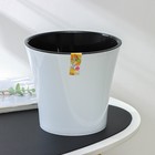 Кашпо для цветов со вставкой Santino «Арте», 3.5 л, пластик, бело-чёрный - Фото 5