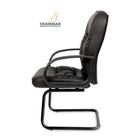 Кресло офисное Chairman 416V экокожа, черный матовый - Фото 3