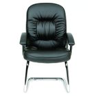 Кресло офисное Chairman 418V экокожа, черное матовое PU2001-11 - Фото 2