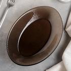 Блюдо Luminarc Ambiante Eclipse, d=22.5 см, овальное, стекло, коричневое - Фото 6