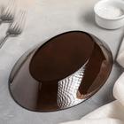 Блюдо Luminarc Ambiante Eclipse, d=22.5 см, овальное, стекло, коричневое - Фото 7