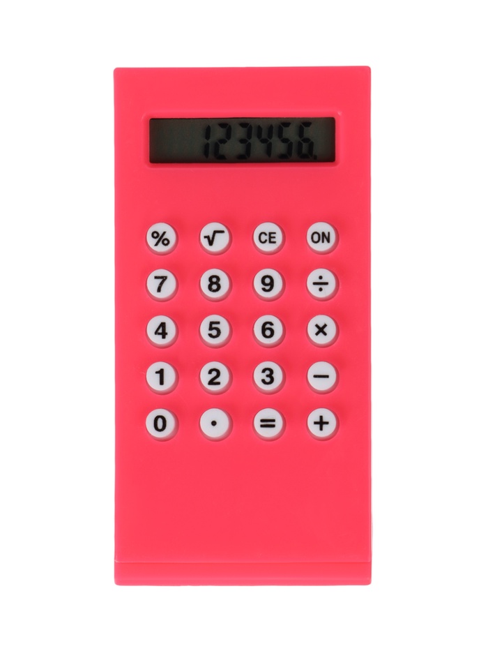 Калькулятор 8-ми разрядный, зажим - Фото 1