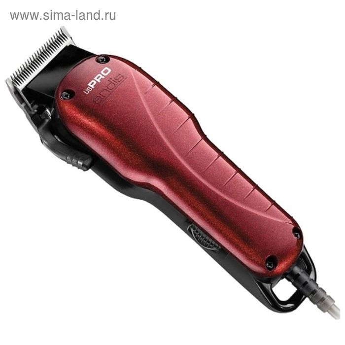 Машинка для стрижки Andis 66220 US Pro Adjustable Blade Clippe, 6 насадок, красная - Фото 1
