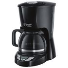 Кофеварка Russell Hobbs Textures Plus+ 22620-56, капельная, 2400 Вт, 1.25 л, чёрная - Фото 1