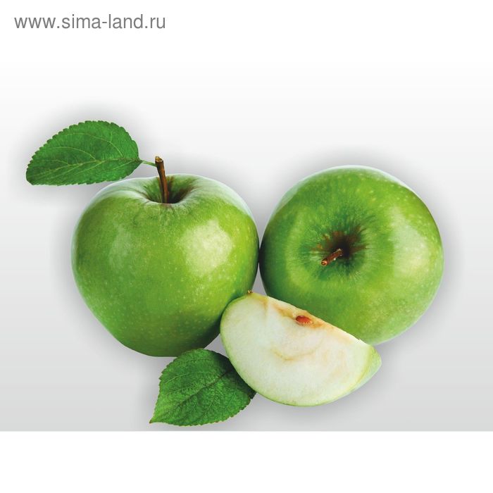 Зеленое яблоко фото на белом фоне Зеленое яблоко фото на белом фоне