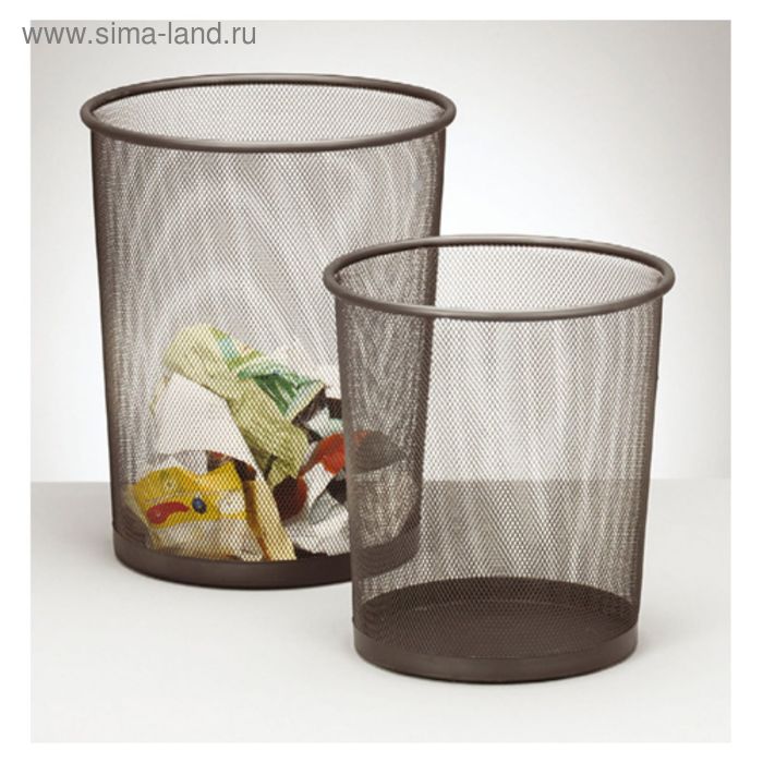 Корзина для мусора, размер 29,5х35 см, металл - Фото 1