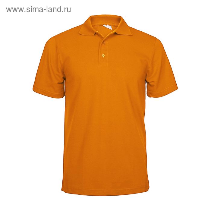 Рубашка поло мужская, размер М, цвет оранжевый 112-4-13 - Фото 1