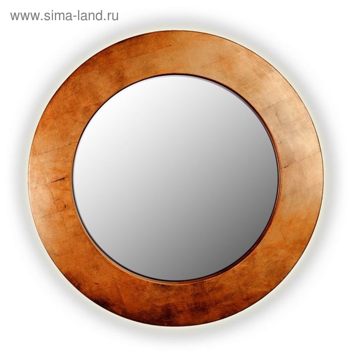 Зеркало FASHION PIECES, древесина, бронзовое 90х90х3,5 см - Фото 1