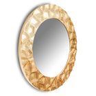 Зеркало FASHION HOLLOW, древесина, золотистое 90х90х3,5 см - Фото 4
