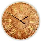 Часы TWINKLE, древесина, бронзовые 90х90х6 см - Фото 1