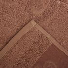 Комплект махровых полотенец Belissimo 70х140, 50х90 см, цвет коричневый, бамбук - Фото 5