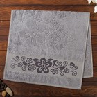 Комплект махровых полотенец Belissimo 70х140, 50х90 см, цвет серый, бамбук - Фото 2