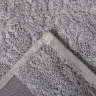 Комплект махровых полотенец Belissimo 70х140, 50х90 см, цвет серый, бамбук - Фото 4