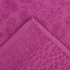 Комплект махровых полотенец в коробке Fidan Soffi, размер 50х90 см, 70х130 см, цвет фиалка, бамбук - Фото 5