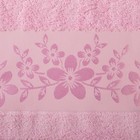 Комплект махровых полотенец Verona 70х140, 50х90, 30х50 см, цвет розовый, бамбук - Фото 3