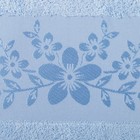 Комплект махровых полотенец Verona 70х140, 50х90, 30х50 см, цвет голубой, бамбук - Фото 3