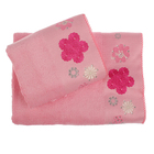 Комплект махровых полотенец Dantelly 70х140, 50х90 см, цвет розовый, бамбук - Фото 3