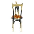 Сувенир из латуни и янтаря "Кот на стуле стоит" 3х6,5 см - Фото 4