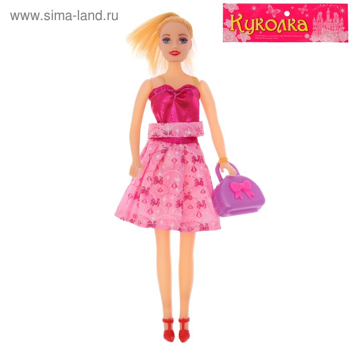 Кукла модель "Снежана" в платье, с аксессуарами, МИКС - Фото 1