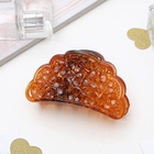 Крабик для волос «Прозрачный», цветочный, 8 см, МИКС (комплект 11 шт) - фото 54692903