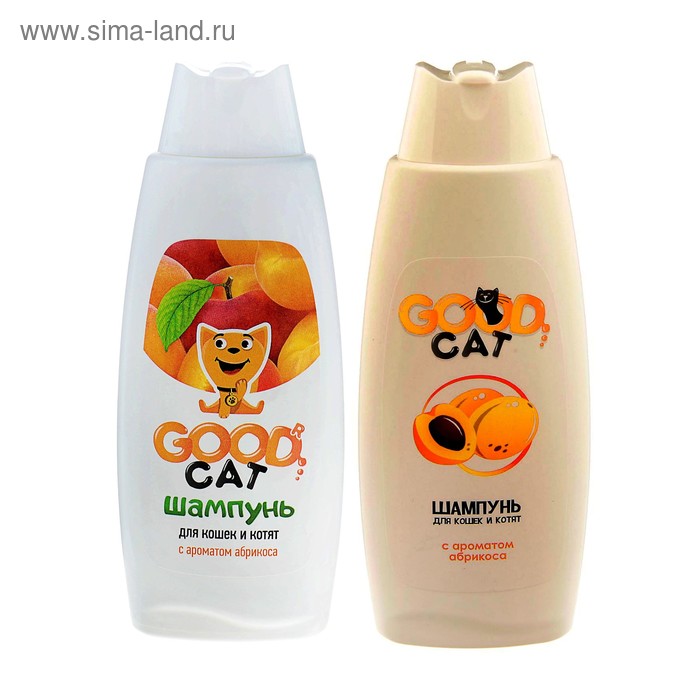 Шампунь Good Cat для кошек и котят с ароматом абрикоса, 250 мл - Фото 1
