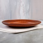 Тарелка, гладкая, красная глина, 20 см - Фото 3