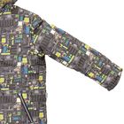 Костюм для мальчика (куртка, полукомбинезон), рост 158 см, принт чёрный КМ-68 - Фото 4